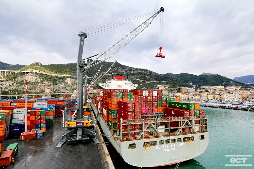 Salerno Container Terminal gru Liebherr