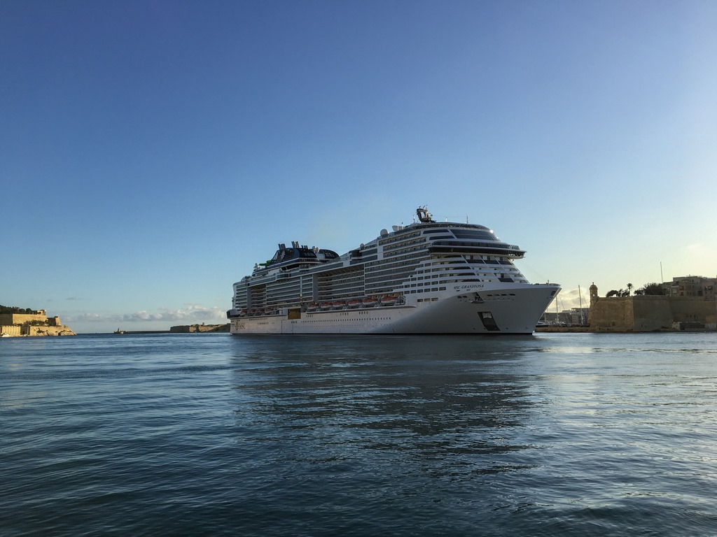MSC Grandiosa a Valletta – Malta