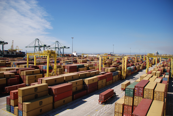 Porto di Valencia container 2