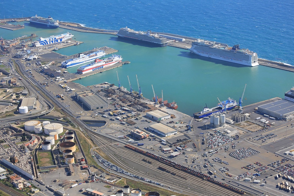 Civitavecchia air view
