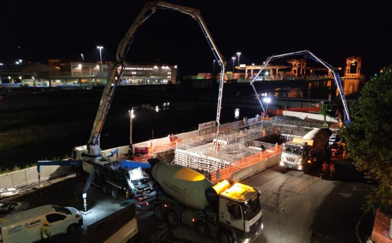 Genova – strada del papa lavori notturni