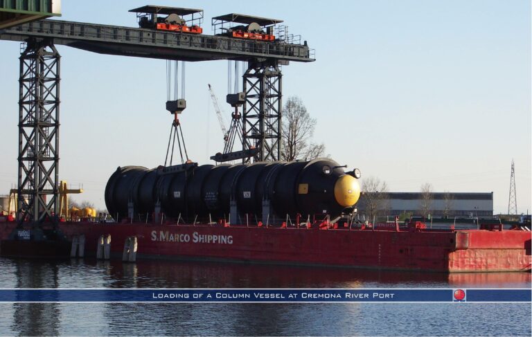 S.Marco Shipping barge in Cremona
