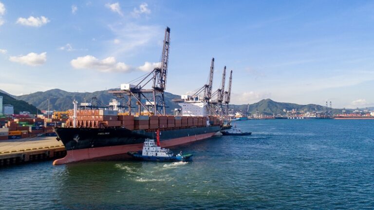 Zim container vessel