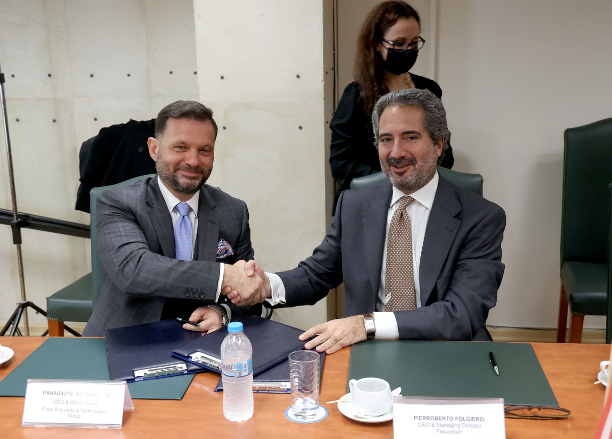 Συμφωνία Fincantieri – Onex για την κατασκευή κορβετών στην Ελλάδα