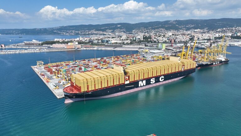 Msc Nicola Mastro al Trieste Marine Terminal