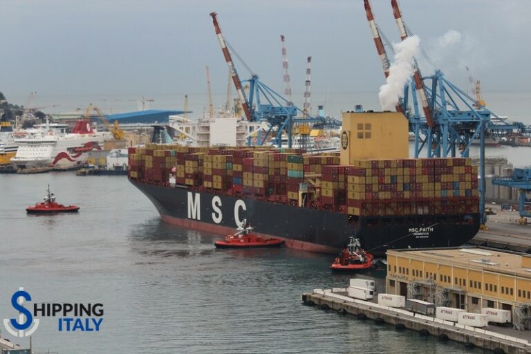 Msc Faith – Rimorchiatori Riuniti Porto di Genova NC 2062