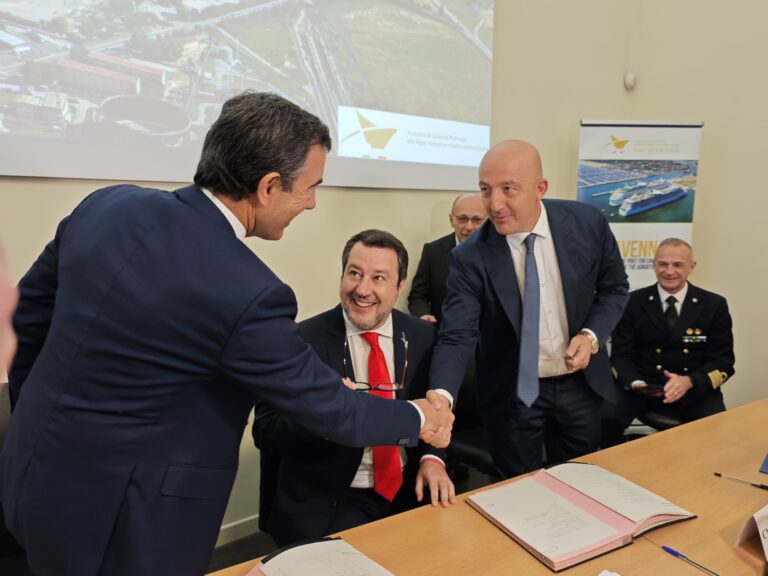 Rossi – Salvini – RCM costruzioni firma per diga rigassificatore Snam a Ravenna