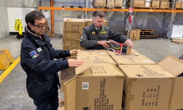 sequestro Genova Pra modellini GdF