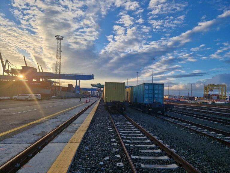 Psa – Parco ferroviario Rugna – Genova – treno container (3)
