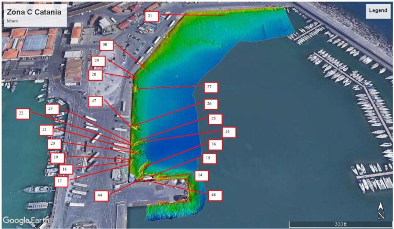Individuazione dei relitti porto di Catania