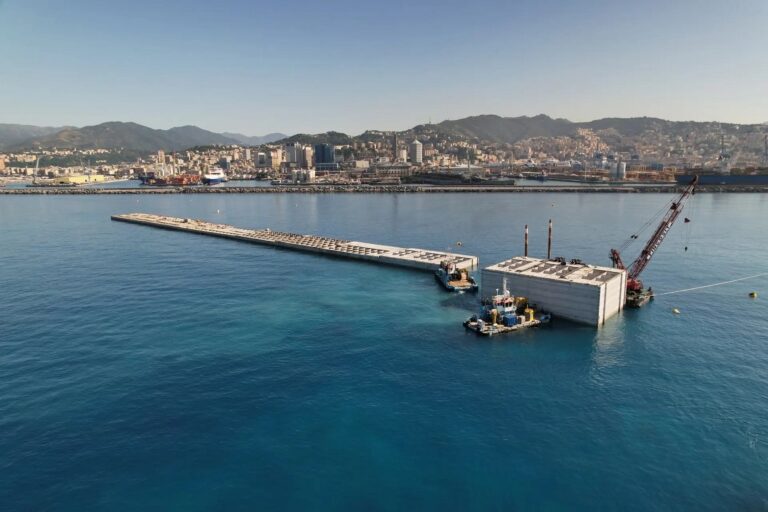 diga cassoni affondamento decimo