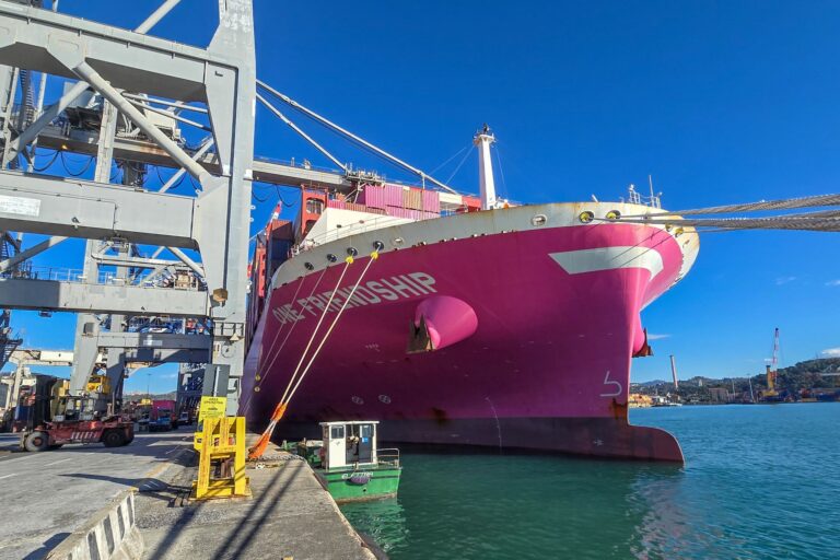 La One Friendship dalla banchina di LSCT