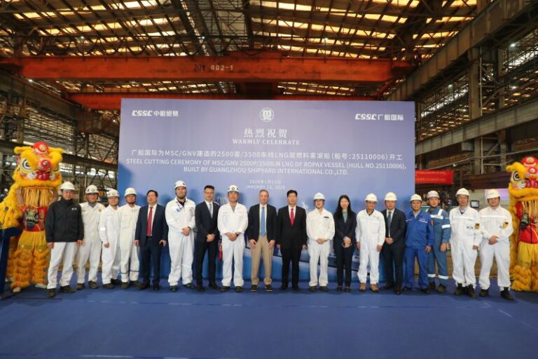 GSI – Msc – Gnv steel cutting quinta nave ro-pax