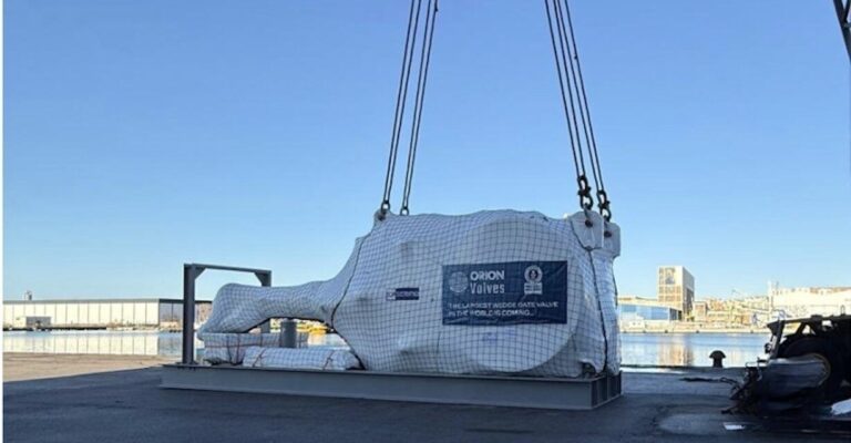 Orion Valves project cargo Seadock terminal Trieste