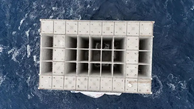 Cassone nuova diga di Genova