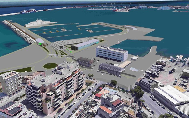 porto di Bari- rendering Molo San Cataldo 2