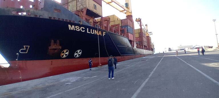 Msc Luna F in Zarzes port