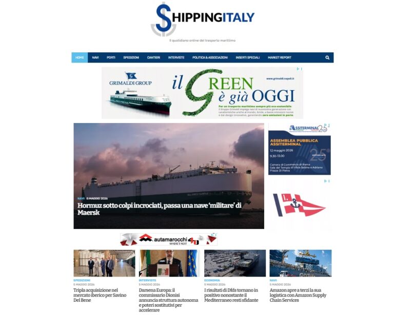 home page SHIPPING ITALY