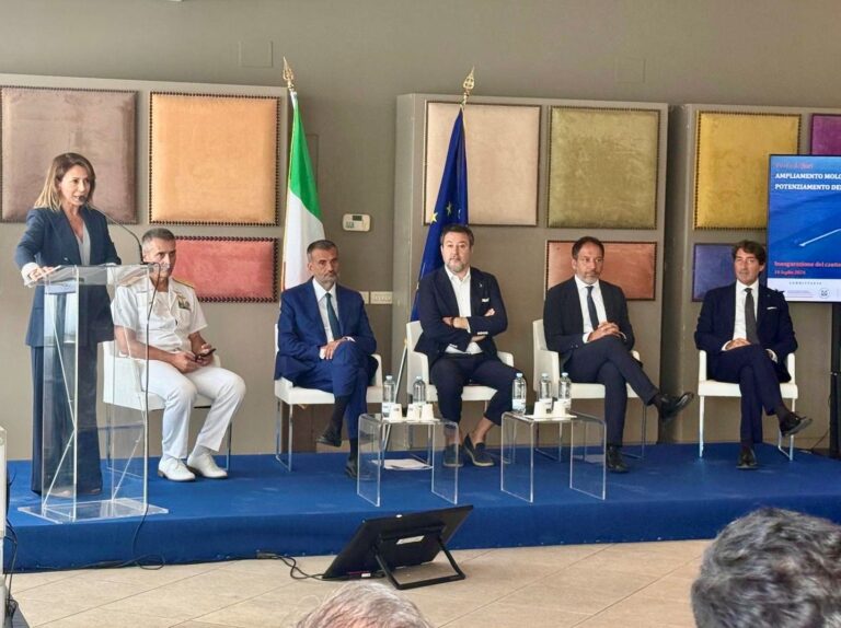 Bari – inaugurazione lavori Molo San Cataldo